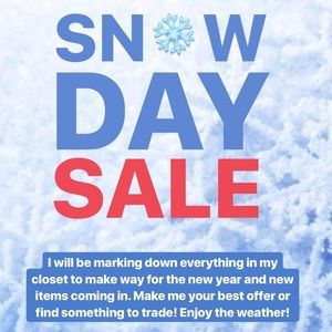 SNOW DAY SALE/ CLOSET OVERHAUL!